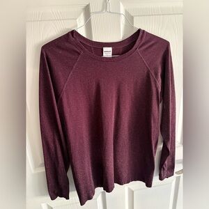 athleta shimmer longsleeve xl